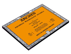 Альбом для акварели CANSON Arches Torchon 300г, 18х26см 20л склейка 177163,5083.