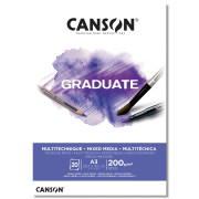 Альбом-склейка для смеш. техник Canson Graduate Mix Media А3 200 г.110378.