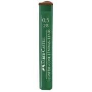 Грифели для авт.карандаша полимер 0,5мм 2В 521502Faber-Castell.