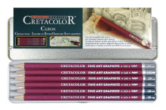 Набор графитовых карандашей 6 шт. 2Н-8В.'CRETACOLOR'.16025.