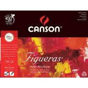 Альбом для масла Canson 'Figueras' 290 г.19*25 см 10л Зерно холста 857220.