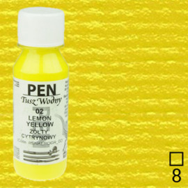Акрил для аэрографии PEN RENESANS 100 мл, 02 желтый лимонный.