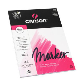 Бумага для маркера CANSON Marker А3 70г. склейка 0297233.
