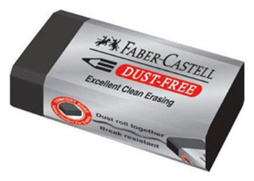 Ластик виниловый 'DUST FREE' черный 187171 187124 Faber-Castell.