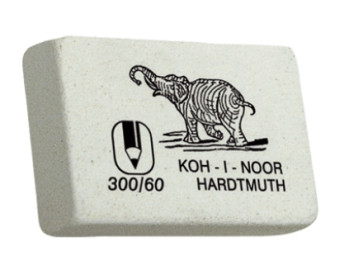 Ластик каучуковый 'Elephant' 300/60. Koh-i-nor.