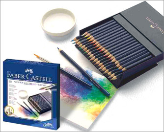 Набор аква карандашей ART GRIP AQUARELLE 38цв. в студ кор.114238. Faber-Castell.