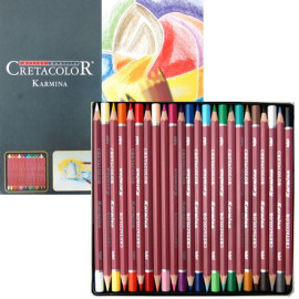 Набор цветных карандашей KARMINA 24 цв.(очень мягкие) 'CRETACOLOR'.27024.