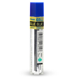 Грифели для авт. карандашей Pentel BLUE 0,5мм 12 шт. PPB-5 синие.