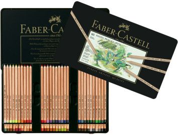 Набор пастельных карандашей 'PITT' 60 цв. в мет. кор.112160. Faber-Castell.