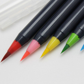 Маркеры акварельные Akashiya Sai Watercolor Brush Pen