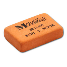 Ластик каучуковый KOOH-I-NOOR MONDELUZ 6811/60 оранж.