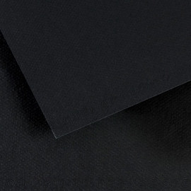Бумага для пастели (в листах) Canson Митант 160г 75*110см №425 черный.
