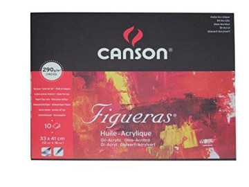 Альбом для акрила и масла (склейка) CANSON Figueras 290г. 41х33, 10л. 0857222.