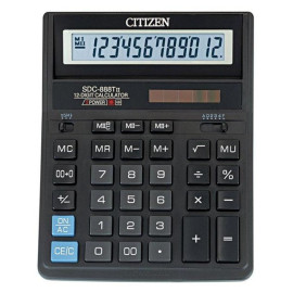Калькулятор CITIZEN SDC888T. 12 разрядов.