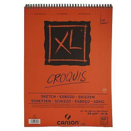 Альбом XL CROQUIS спираль, Слоновая кость, 90 г/м 42x59,4, 60л. 0787106.