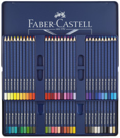 Набор аква карандашей ART GRIP AQUARELLE 60 цв. в мет.кор.114260. Faber-Castell.