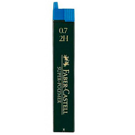Грифели для авт.карандаша суперполимер 0,7мм 2Н 120712 Faber-Castell.