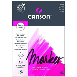 Бумага для маркера (склейка) CANSON Marker А4 70г. 0297231.