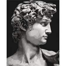 Картина по номерам 40*50 GX 44294 Древнегреческая статуя Давида.
