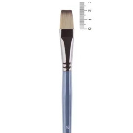 Кисть синтетика 'PINAX Artists HI-TECH' 995 №16 плоская дл.ручка (серая ручка).