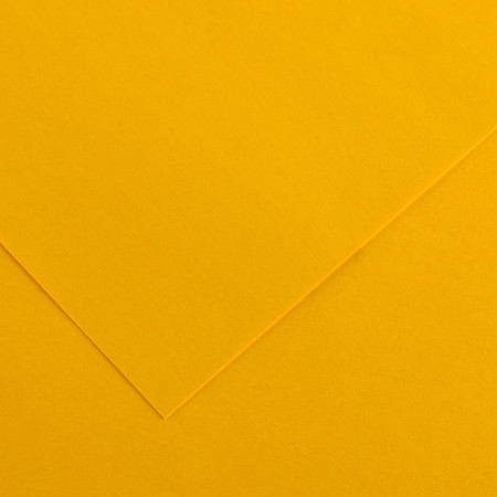 Бумага художественная IRIS Vivaldi 240гр., A4 гладкая № 05 золотисто-желтый.