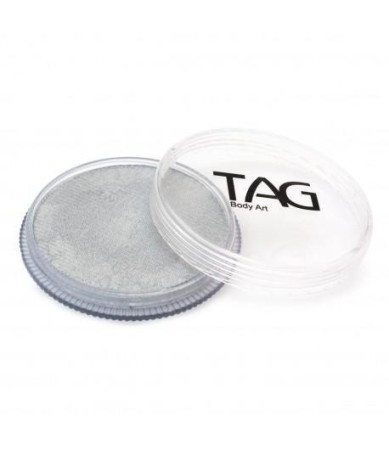 Аквагрим TAG 32 гр. перламутровый серебрянный.