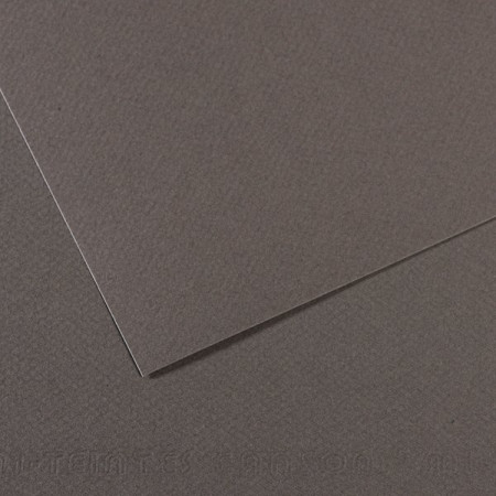 Бумага для пастели (в листах) Canson Митант А4, 160г № 345, серый темный.