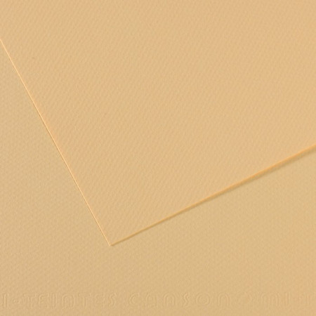 Бумага для пастели (в листах) Canson Митант А4, 160г № 407, кремовый.