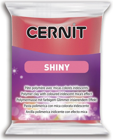 Пластика CERNIT SHINY 56гр. 400 розовый металлик.