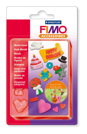 Формочки для пластики FIMO (красные) 8725 04.