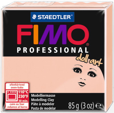 Пластика 'FIMO' professional doll art 58г. 8027-432 полупрозр.розовый.