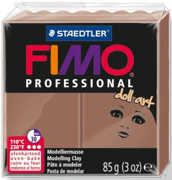 Пластика 'FIMO' professional doll art 58г. 8027-78 полупрозр.фундук.
