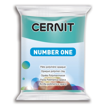 Пластика CERNIT № 1 56гр. 676 бирюзовый.